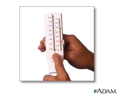 Peak flow meter use - part two